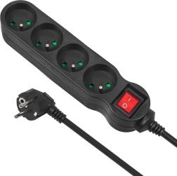 Power strip 4G 5m MCE182 2300W black
