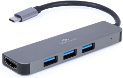 USB‑C-hub met HDMI en 3× USB 3.0