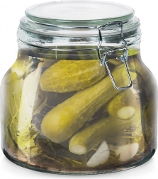 Glasdose mit Clip IRMA 1,85 l