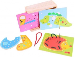 Bigjigs Toys animal lacing – wooden set for children