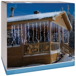 Außen LED-Lichtervorhang-Eiszapfen 220 LEDs 2 m