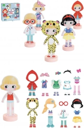 Vilac puzzle magnétique d’habillage – styliste Mia, poupée en bois 22 cm