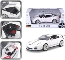 Metal model Porsche 911 GT3 RS 4.0 1:18 – Bburago, white