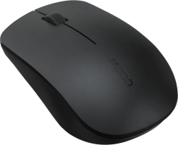 Wireless mouse Rapoo with silent buttons, black