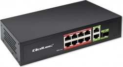 Commutateur réseau Fast Ethernet 8x RJ45 PoE 2x RJ45 Uplink 1x SFP 120 W 1000 Mb/s