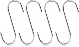 Räucherhaken S 15 × 12 cm, Edelstahl, 4 Stk.