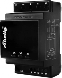 Shelly Pro 4PM-relais met vermogensmeting en Wi‑Fi-verbinding