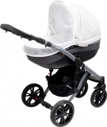 Moskitonetz für Kinderwagen New Baby Basic weiß