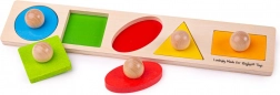 Wooden Insert Puzzle Shapes Bigjigs Baby
