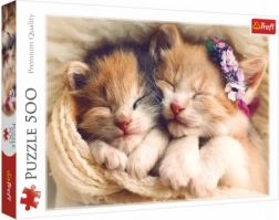 Puzzle 500 pieces sleeping kittens Trefl