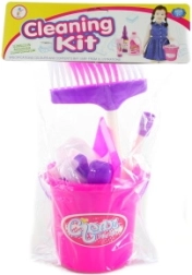 Kids’ cleaning set with bucket, mop, and broom
