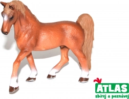Figurine cheval brun clair 12 cm