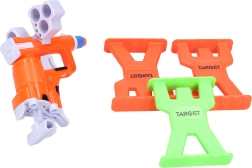 Toy pistol with three targets for kids
