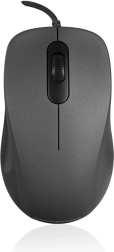 MODECOM MC-M10S Quiet Black Wired Optical Mouse