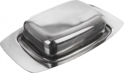 Edelstahl-Butterdose mit Deckel