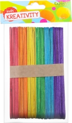 Colored craft sticks 15 × 1.8 cm, 50 pcs