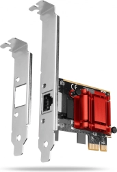 PCIe Gigabit Ethernet Network Card with Intel I210AT Chip, RJ‑45, Low Profile