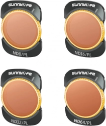 Sunnylife ND/PL Filter Set for DJI Osmo Pocket 3 (ND8, ND16, ND32, ND64)