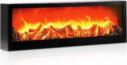Cheminée électrique LED décorative Vilde 60 × 10 × 20 cm