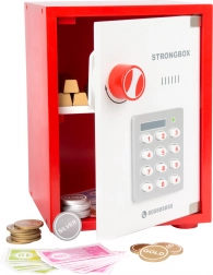 Wooden bank safe small foot for kids