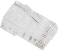 RJ45 PLU-6000EZ CAT. 6 UTP (100 pièces)