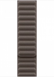 Magnetischer gerippter Riemen in graubraun für 46 mm Gehäuse - Größe S/M