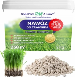 Mehrnährstoff-Rasendünger NPK 20-8-10, Granulat 5 kg