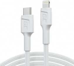 PowerStream câble USB‑C vers Lightning 1 m MFI, PD, blanc
