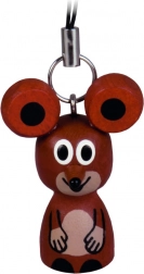 Detoa Wooden Mini Mouse Keychain