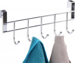Hängender Türhandtuchhalter ORION, Chrom, 5 Haken