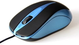 Optische muis Media-Tech PLANO zwart-blauw