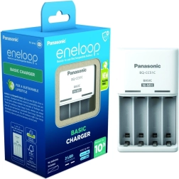 Eneloop Advanced AA/AAA Charger + 4× AA 2000 mAh