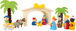 Wooden nativity set for children small foot