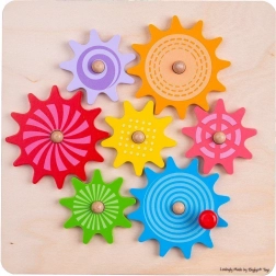 Bigjigs Toys Colorful Gears for Kids