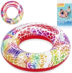 Bestway inflatable swimming ring with handles 91 cm – Red