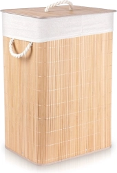 Bamboe wasmand 70 l beige