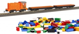 Piko starter building set train with diesel locomotive