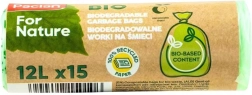 Compostable bio-waste bags 12 L, 15 pcs