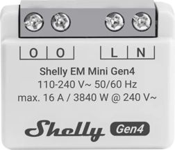 Compteur d’énergie Shelly EM Mini Gen4 avec Wi‑Fi et Matter
