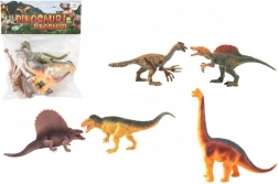 Plastik-Dinosaurier 16–18 cm, Set mit 5 Stück