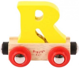 Bigjigs Rail Wooden Train Set Letter R