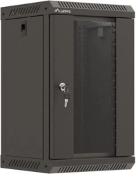 Hangende 10-inch rackkast 9U 300x300 zwart