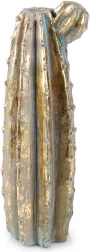Gouden cactusvormige vaas 47,5 cm
