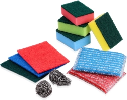 Set Spülschwämme 11 Stk. – Mix verschiedener Arten