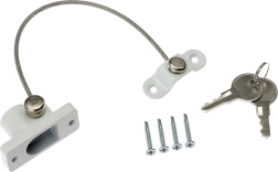 Fenstersicherung mit Schlüssel