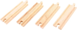 Medium Wooden Straight Tracks Bigjigs Rail 16 cm