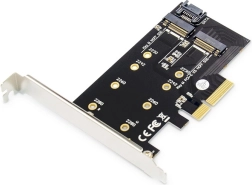 PCIe Adapter for M.2 NGFF/NVMe SSD for SATA and NVME