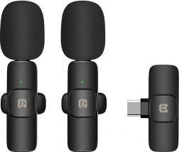 Kabelloses Lavalier-Mikrofon USB‑C PULUZ für Android (Doppel-Set)