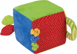 BIGJIGS textile activity cube for babies