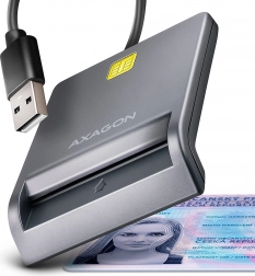 AXAGON smartcard and ID card reader USB with 1.3 m cable